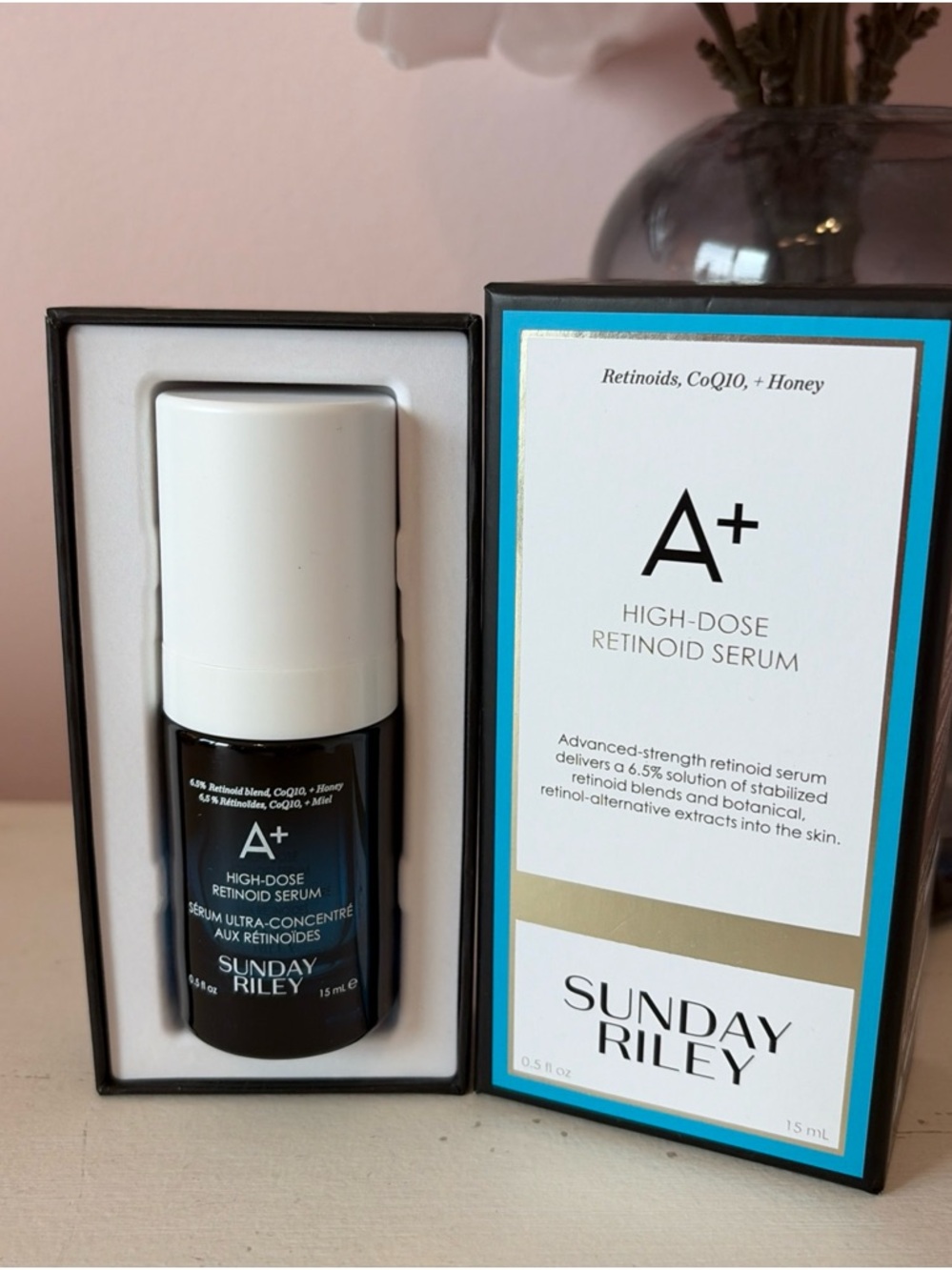 Sunday Riley A+ High-Dose Retinoid Serum .5 oz/15 ML - New in Box
